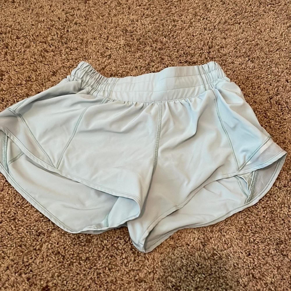 Blue/green lululemon shorts
